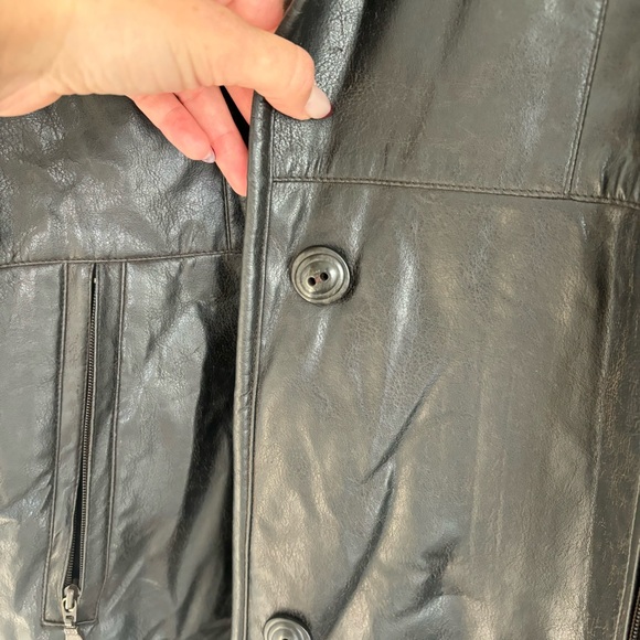 Nuage Brown Faux Leather / Fur Jacket - Picture 6 of 9